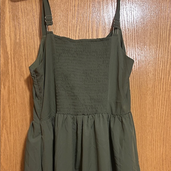 Chic Olive Green Ruffle Scarlet Darkness dress - Picture 7 of 15